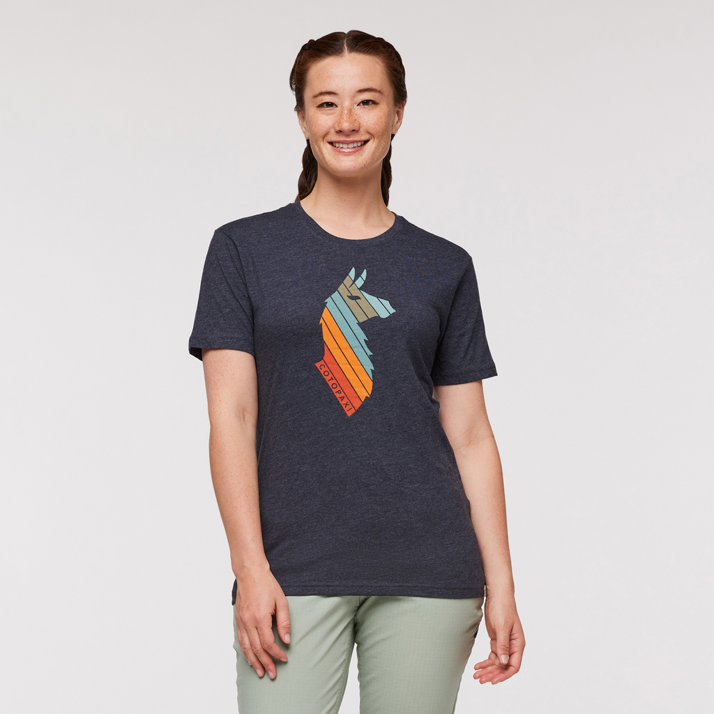 Llama Stripes T-Shirt - Women's