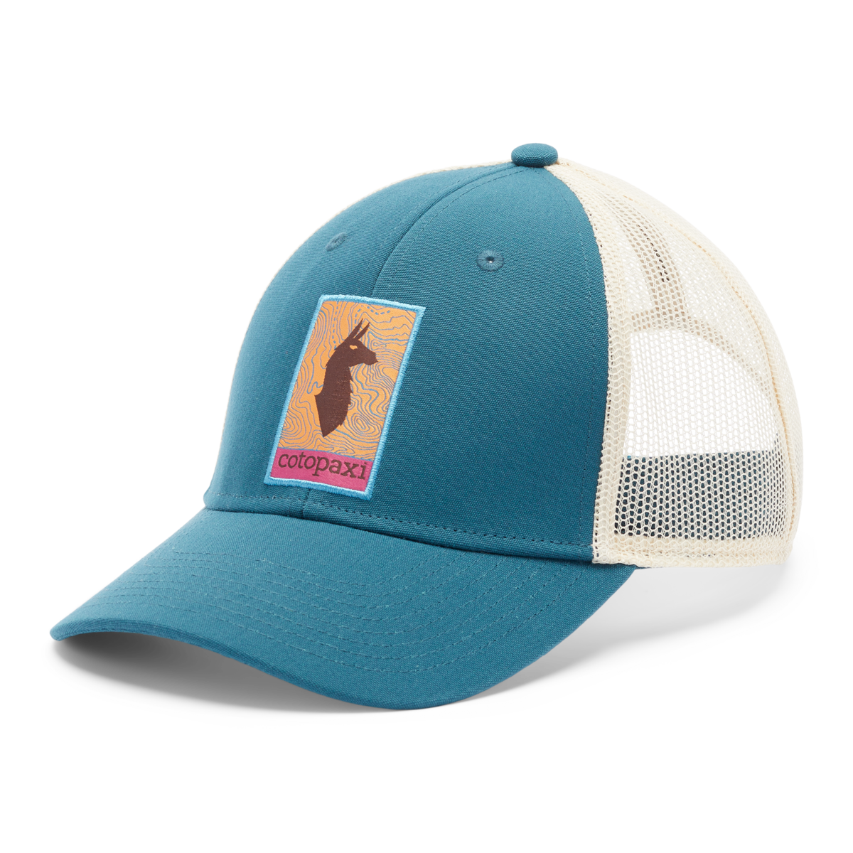 Llama Map Trucker Hat