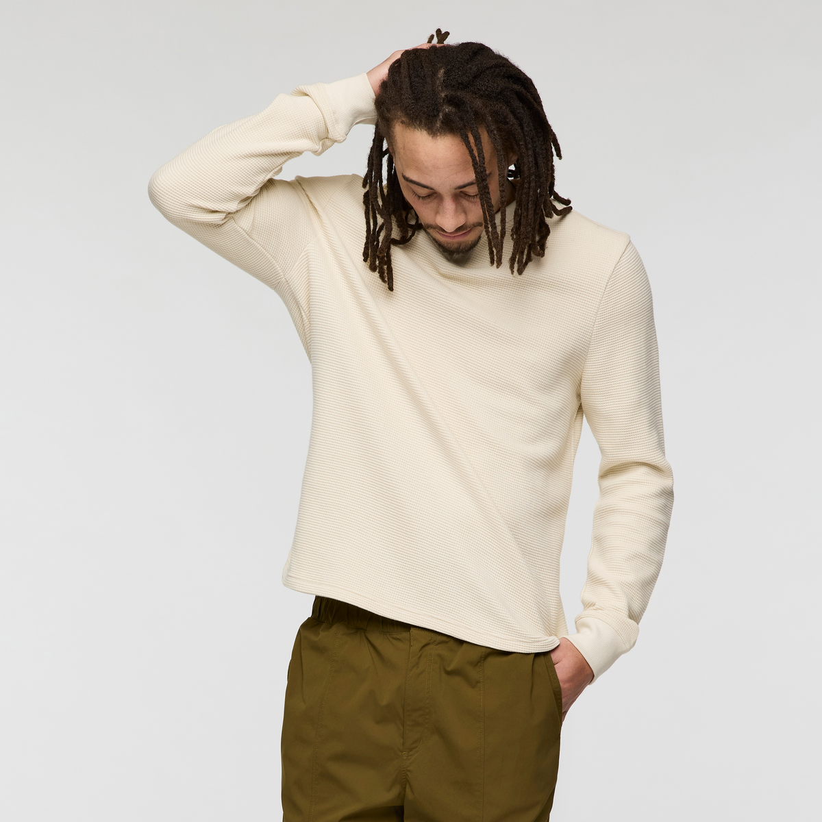 Atajo Long-Sleeve Waffle Henley - Men's