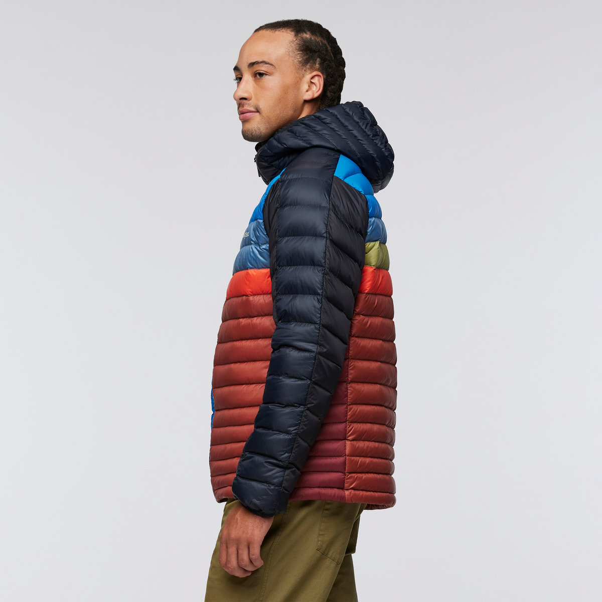 Funky Fuego Down Hooded Jacket - Men's