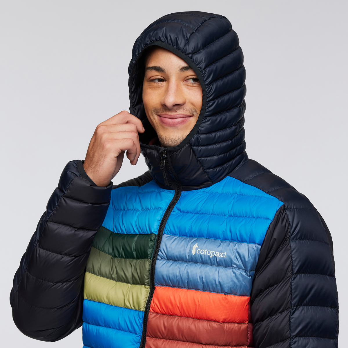 Funky Fuego Down Hooded Jacket - Men's