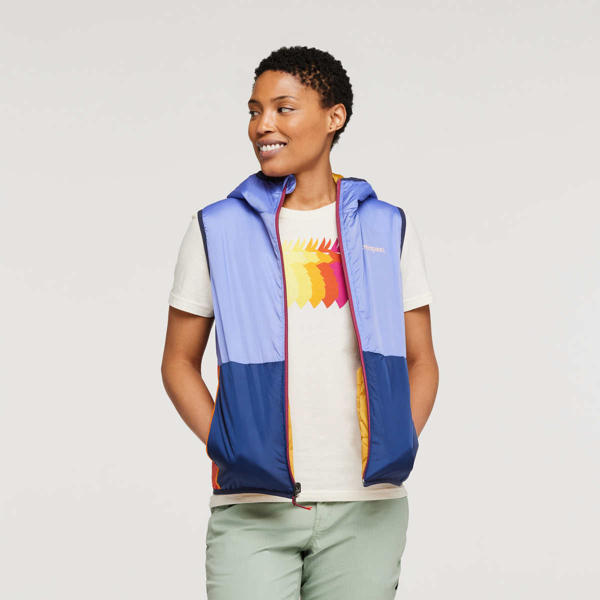 Teca Cálido Reversible Hooded Vest - Women's