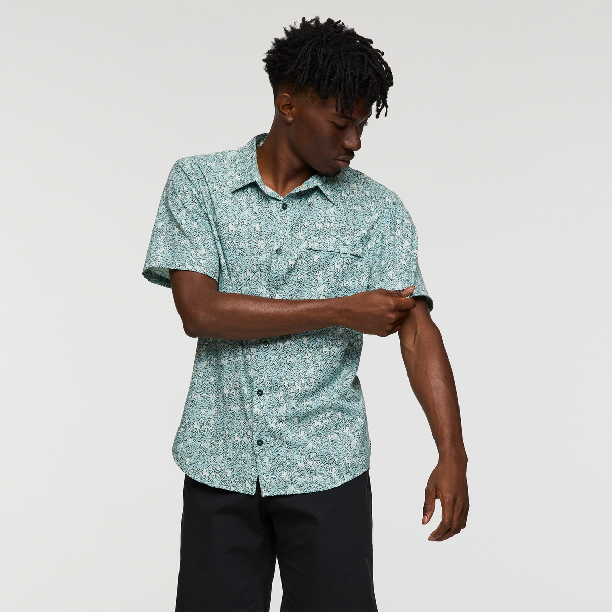Cambio Button Up - Print - Men's
