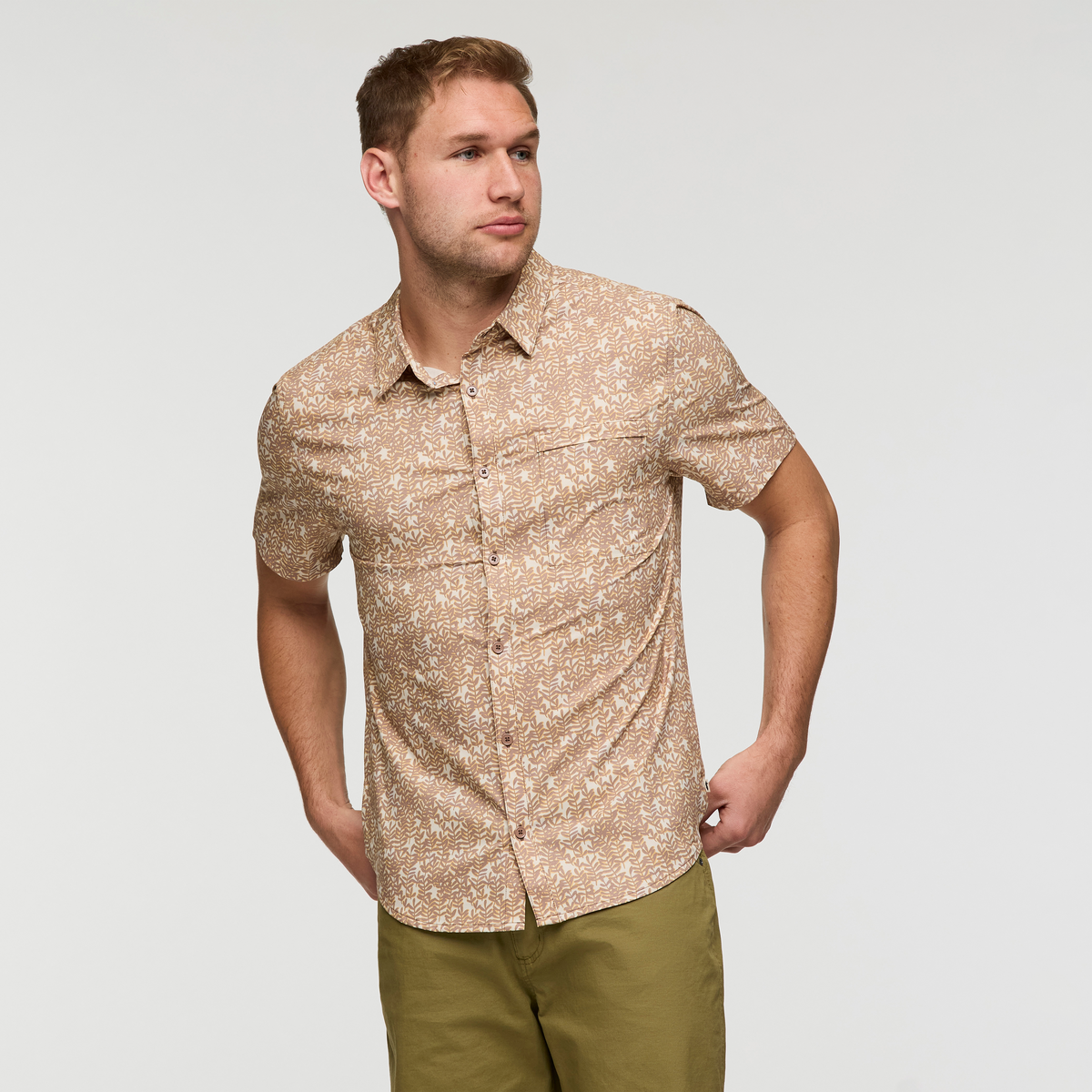 Cambio Button Up - Print - Men's
