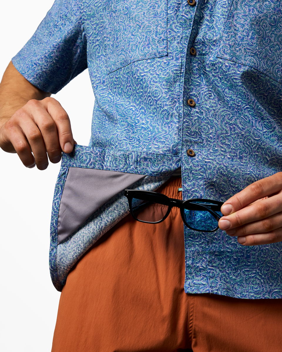 Afuera Button Up Shirt - Print - Men's