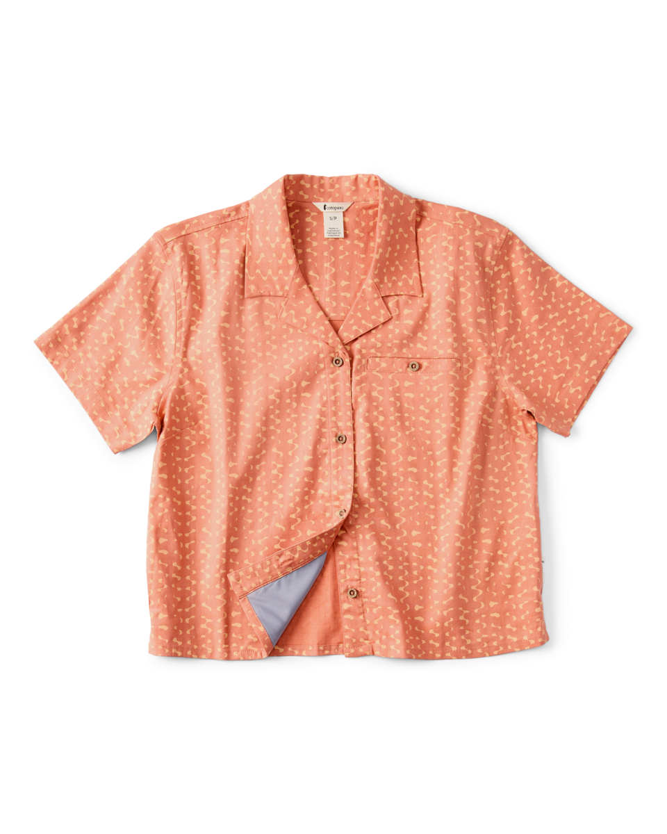 Afuera Button Up Shirt - Print - Women's