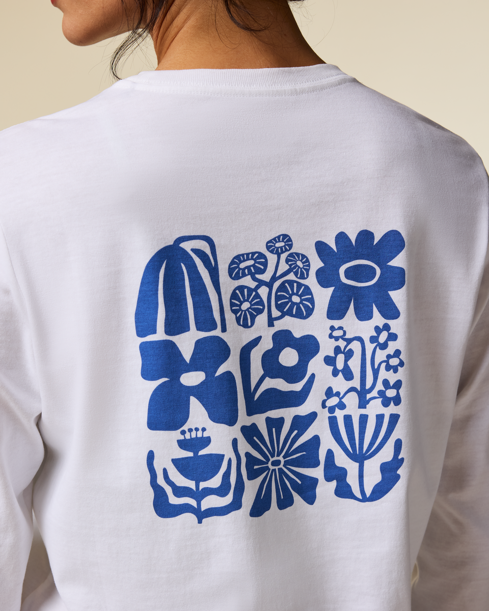 Flower Patch Long-Sleeve T-Shirt - Women's